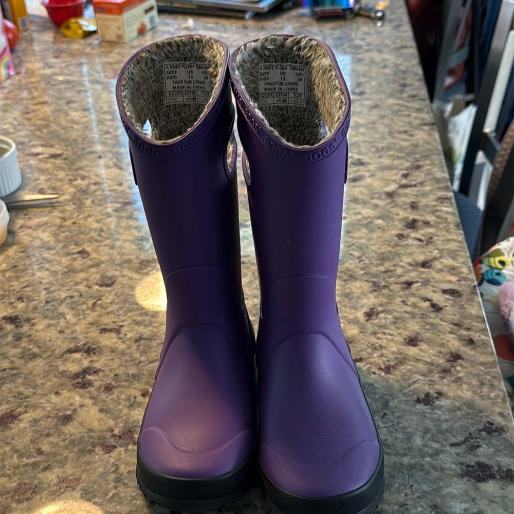 Bogs Classic Purple Rain Boots